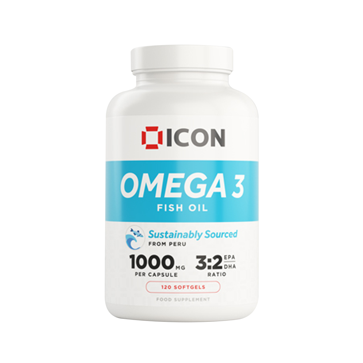 ICON Nutrition Omega 3 120 Caps