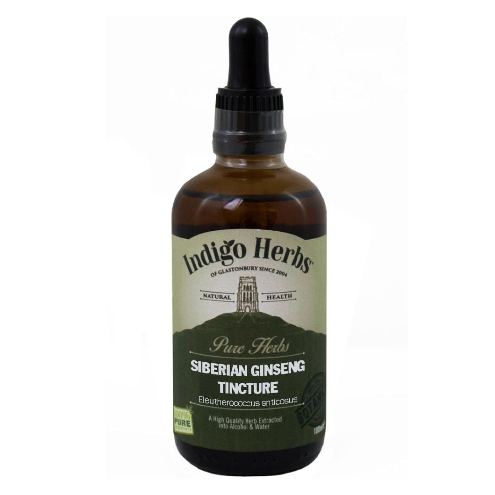 Indigo Herbs Siberian Ginseng Tincture 100ml, Indigo Herbs