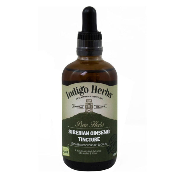 Indigo Herbs Siberian Ginseng Tincture 100ml, Indigo Herbs