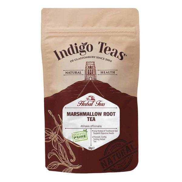 Indigo Herbs Marshmallow Root Tea 50g, Indigo Herbs