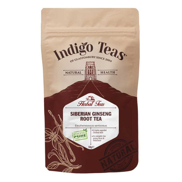 Indigo Herbs Siberian Ginseng Root Tea 50g, Indigo Herbs