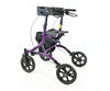 Zoom Plus X-Country All-Terrain Rollator with Seat, 9.8” Wheels & Lightweight Frame – Medium or Large