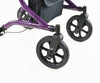 Zoom Plus X-Country All-Terrain Rollator with Seat, 9.8” Wheels & Lightweight Frame – Medium or Large