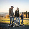 TOPRO Olympos ATR Outdoor Rollator with Off-Road Wheels & Ergo Grip Handles