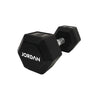 JORDAN 10kg Hex Urethane Dumbbells (Pair) - Welzo