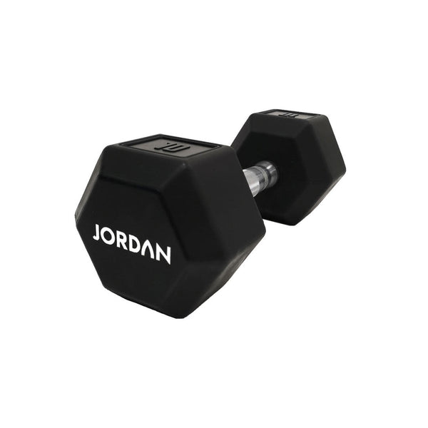 JORDAN 15kg Hex Urethane Dumbbells (Pair) - Welzo