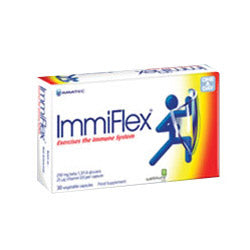 ImmiFlex 250 mg & 20 mcg Vitamin D3 30 Capsules, Immitec