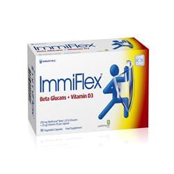 ImmiFlex 250 mg + 20 mcg Vitamin D3 90 Capsules, Immitec