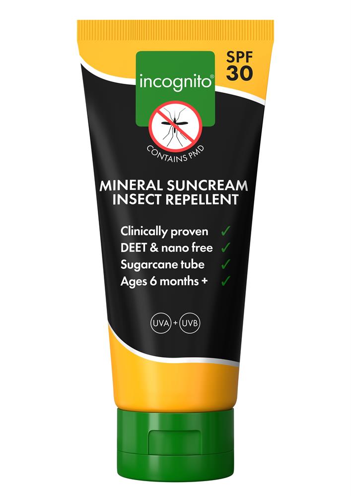 Suncream Insect repellent Moisturiser SPF30 (Advanced) 100ml, incognito