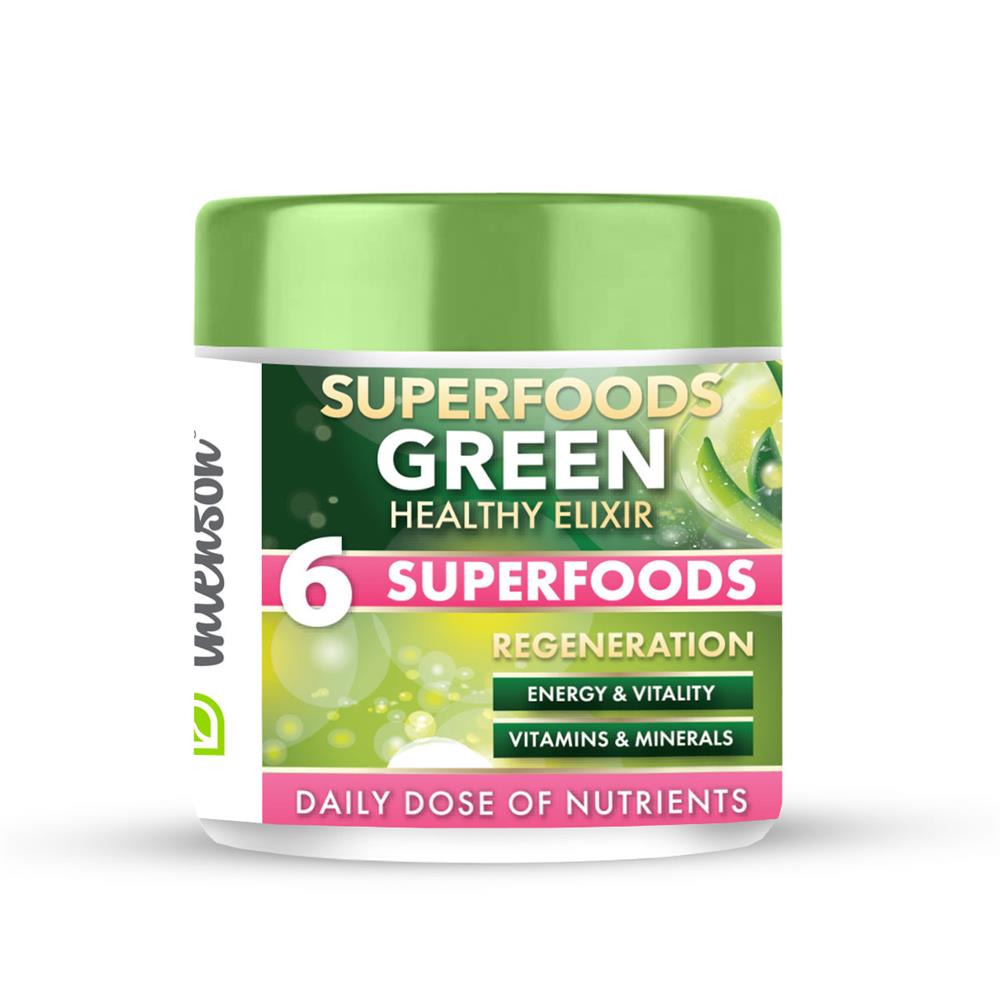 Superfoods Green Healthy Elixir 120 Tablets, INTENSON