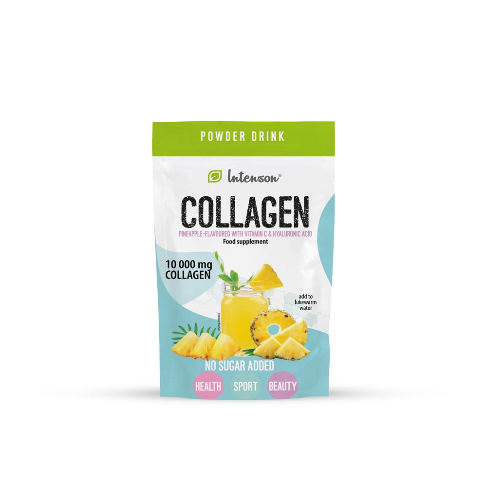 Pineapple Collagen Sachet with Vitamin C and Hyaluronic Acid 11g, INTENSON