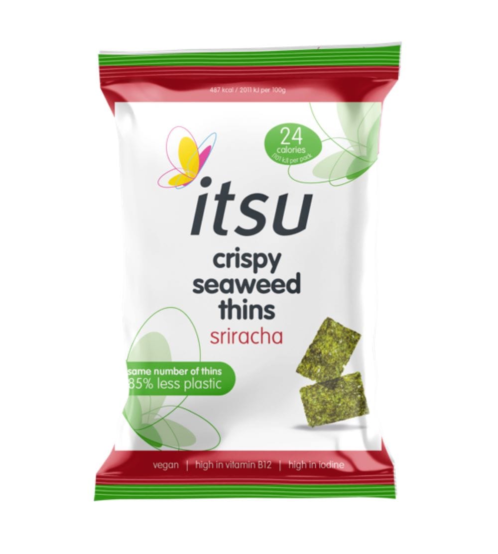 Sriracha Crispy Seaweed Thins 5g, Itsu