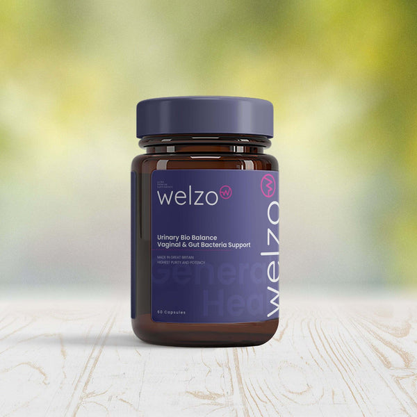 Welzo Urinary Bio-Balance Vaginal & Gut Bacteria Support 60 Capsules