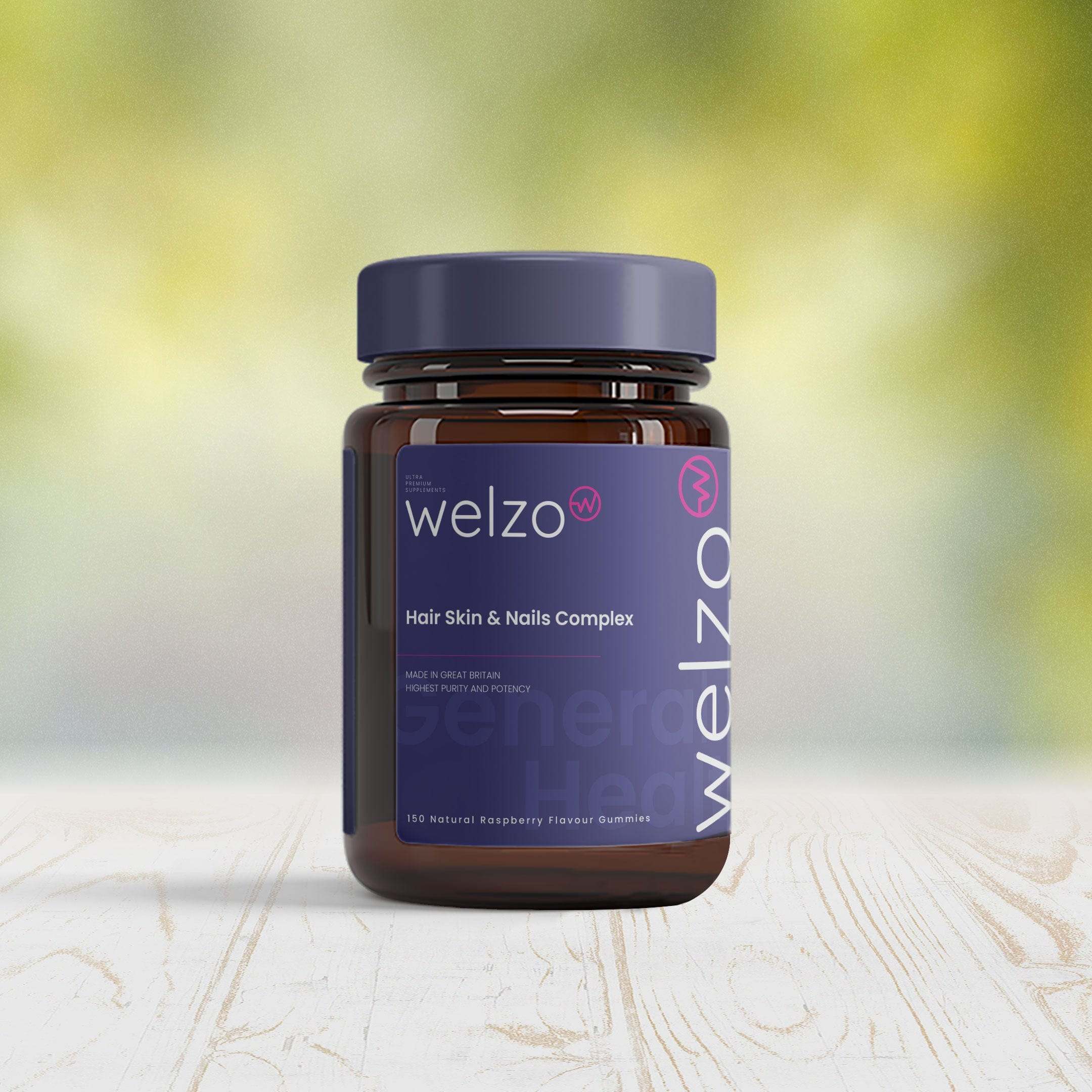 Welzo Hair Skin & Nails Complex 90 Vegan Collagen Capsules