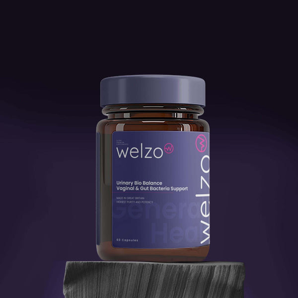 Welzo Urinary Bio-Balance Vaginal & Gut Bacteria Support 60 Capsules