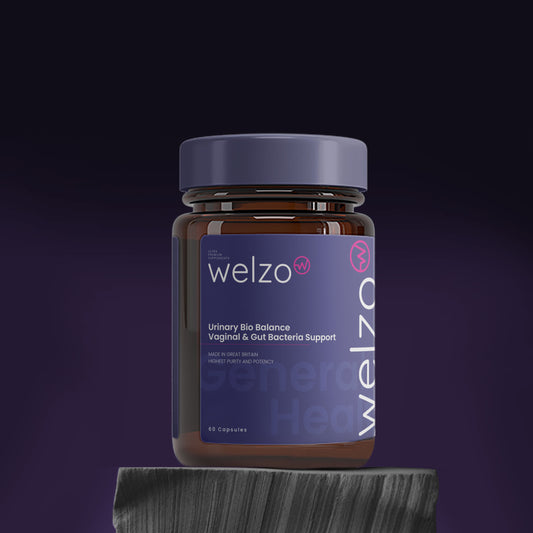 Welzo Urinary Bio-Balance Vaginal & Gut Bacteria Support 60 Capsules