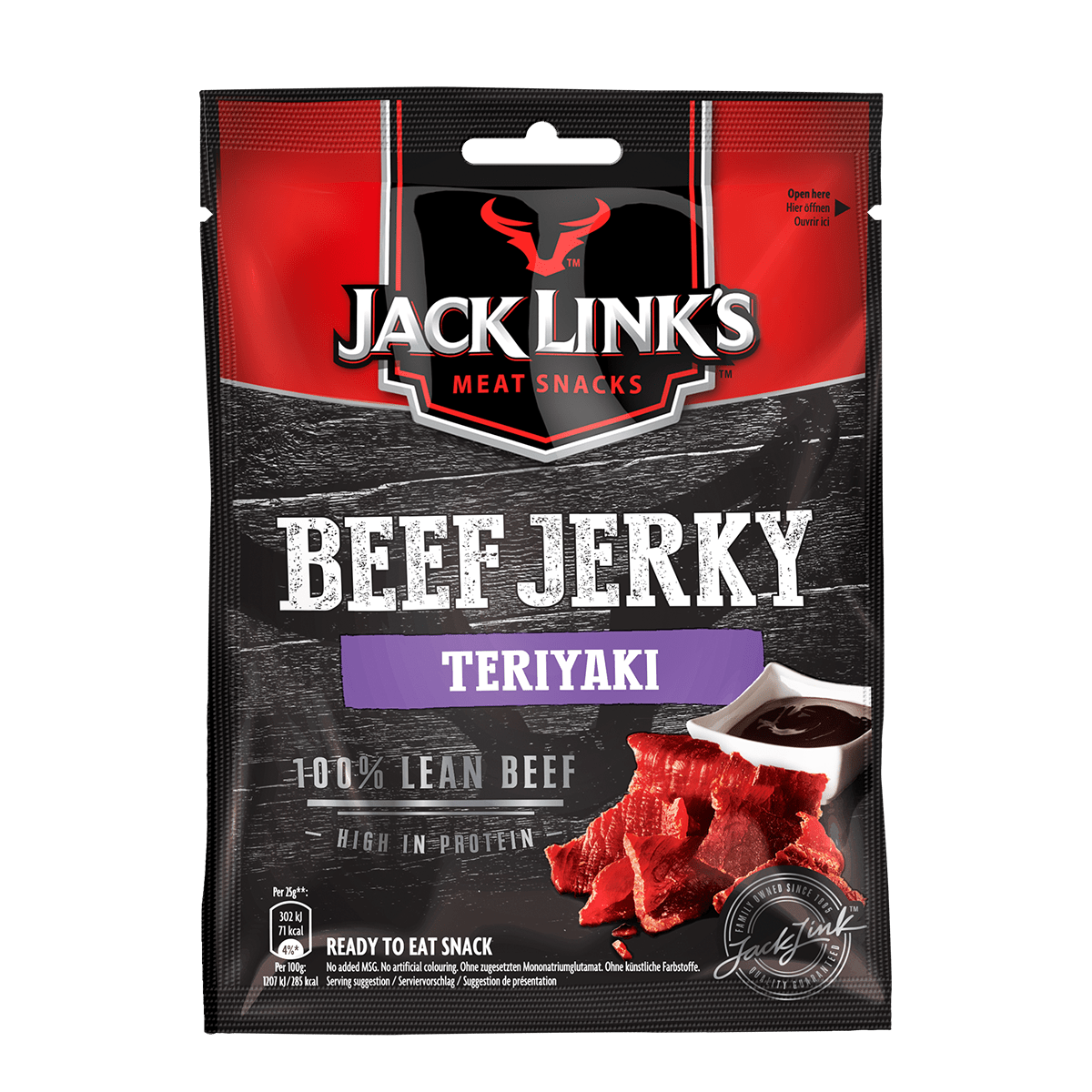 Jack Links Beef Jerky 12x25g Teriyaki