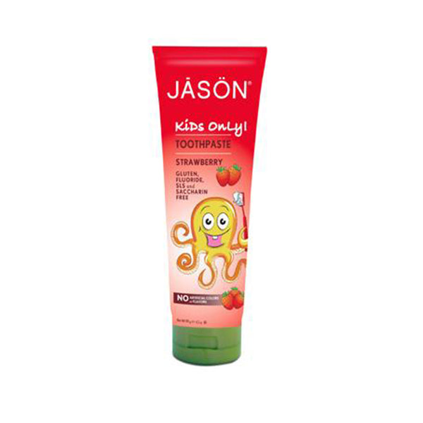 Kids Strawberry Toothpaste 119g, Jason Bodycare