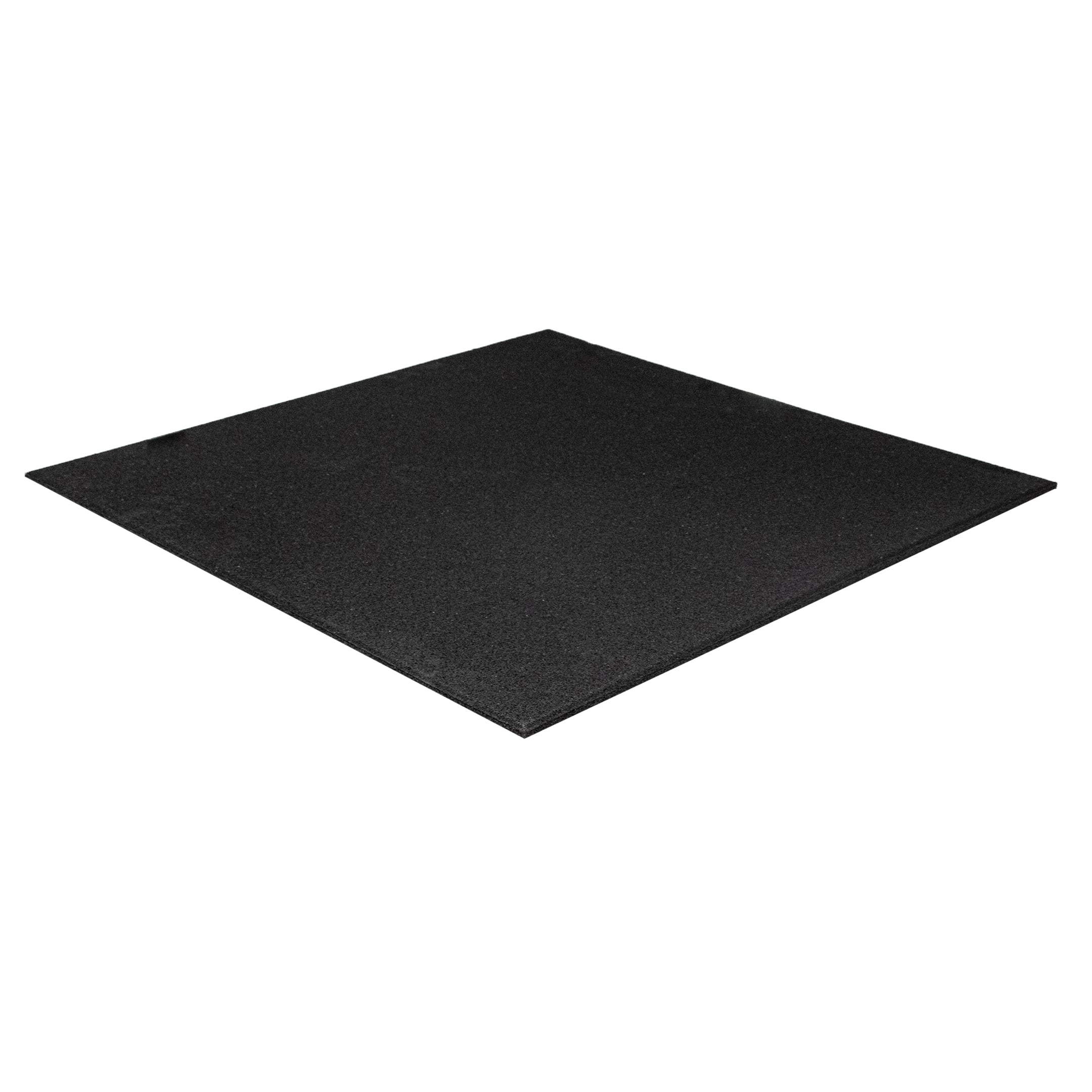 JORDAN Activ Square - SBR Gym Flooring - 1000mm x 1000mm x 10mm - Black Tile - Welzo