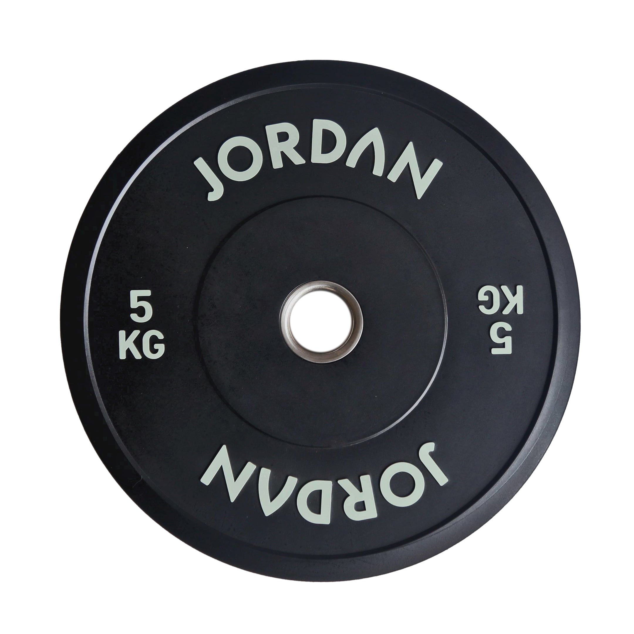 JORDAN 15kg Black Rubber Bumper Plate - Welzo