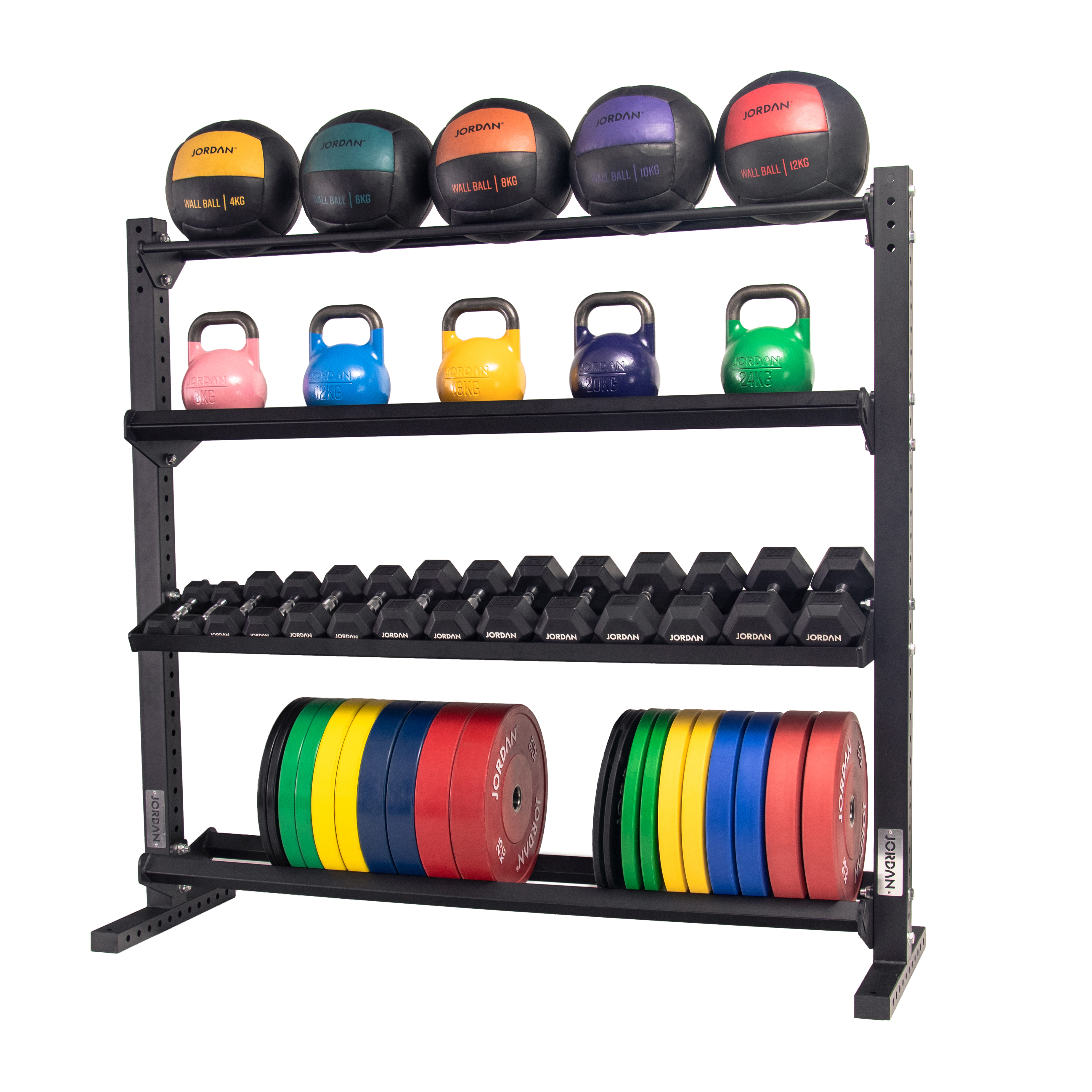 JORDAN HELIX Multi Storage Rack Dumbbell Shelf - 1062mm - Each - Welzo