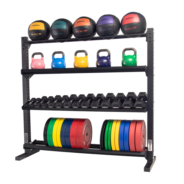 JORDAN HELIX Multi Storage Rack Dumbbell Shelf - 1062mm - Each - Welzo