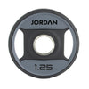 JORDAN 5kg Urethane Dual Grip Olympic Plate - Welzo