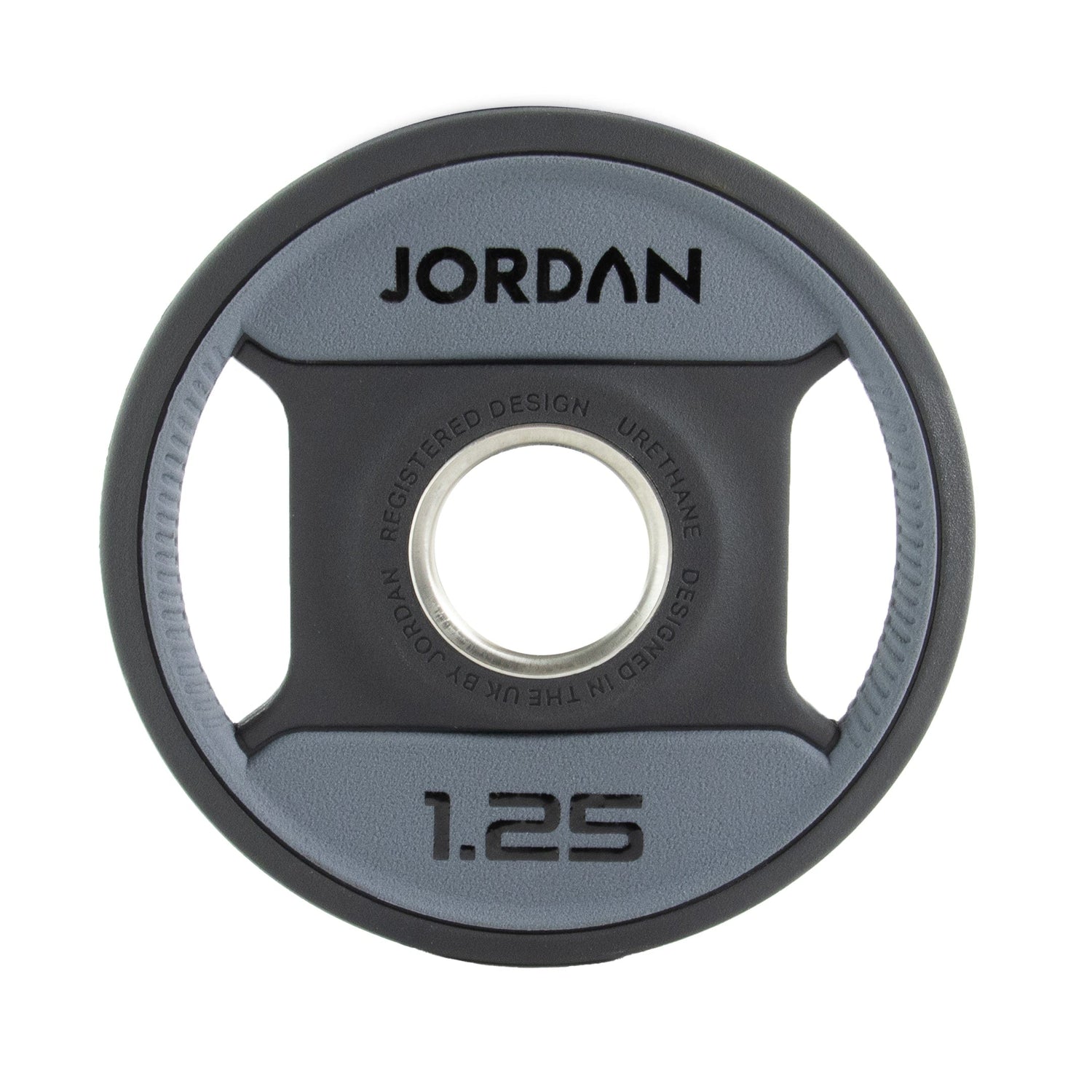 JORDAN 140kg Urethane Dual Grip Olympic Plate & Bar Set - Welzo