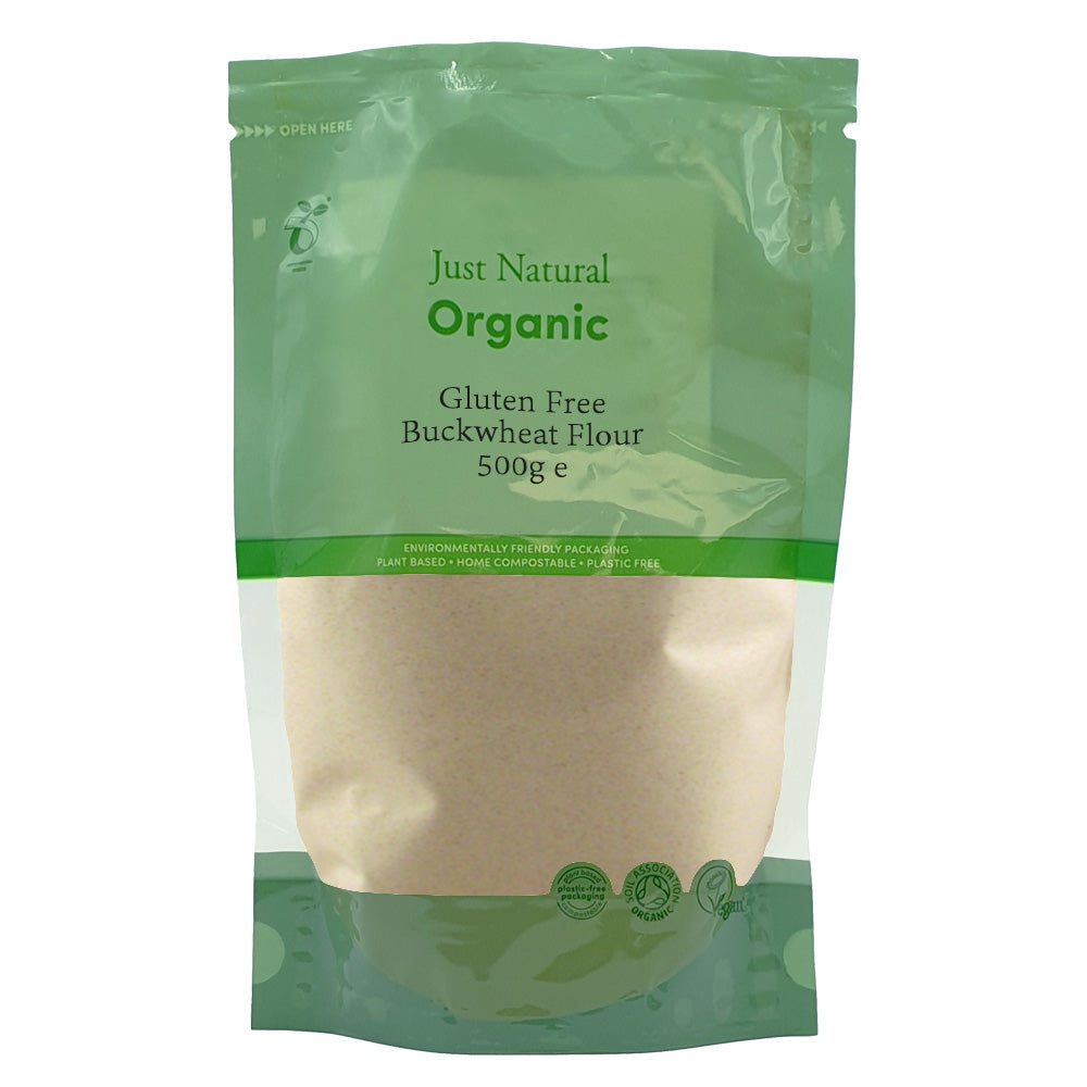 Organic Gluten Free Buckwheat Flour 500g, Just Gluten Free