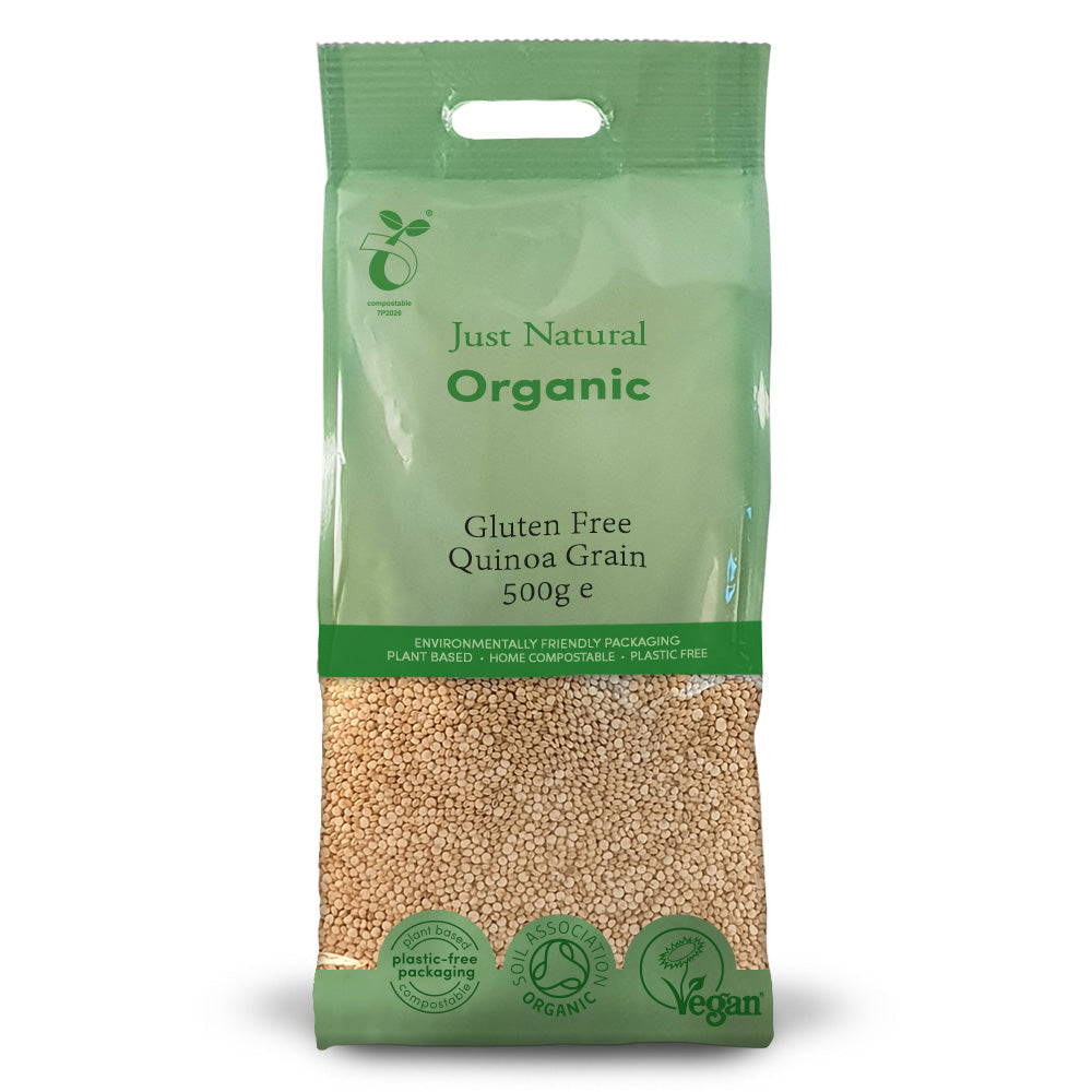 Organic Gluten Free Quinoa Grain 500g, Just Gluten Free