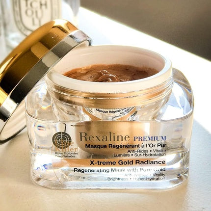 Rexaline X-treme Gold Radiance 24 Karat Gold Mask with Hyaluronic Acid 50ml