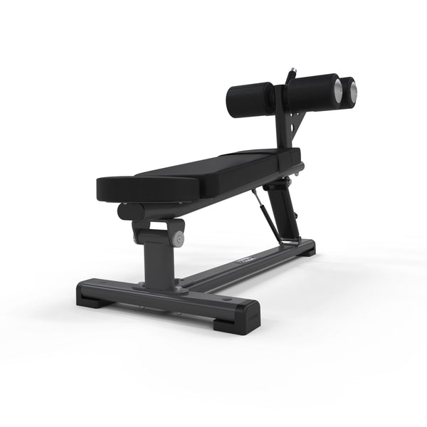 JORDAN Adjustable Decline Bench - Black - Welzo