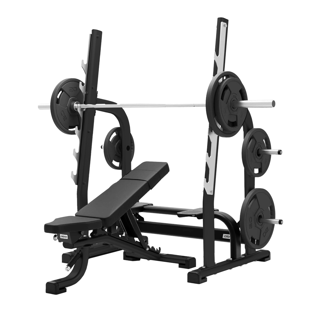 JORDAN Olympic Adjustable Multi Bench - Grey - Welzo