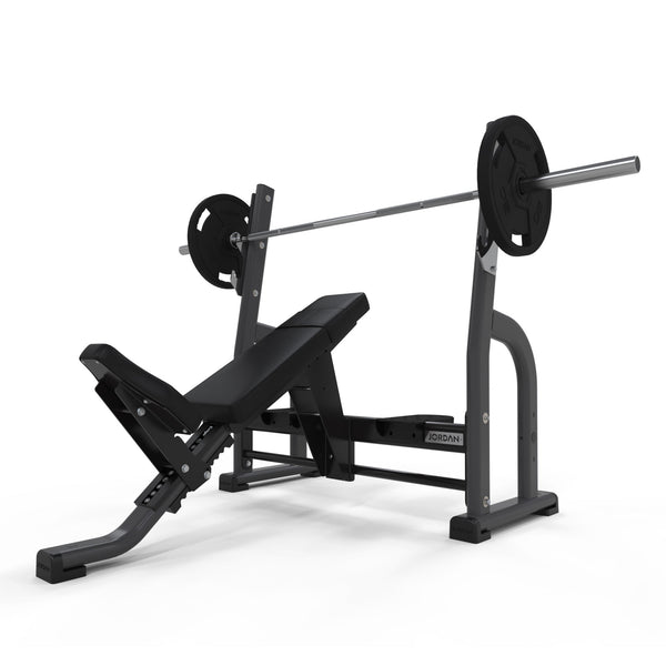 JORDAN Olympic Incline Bench - Grey - Welzo