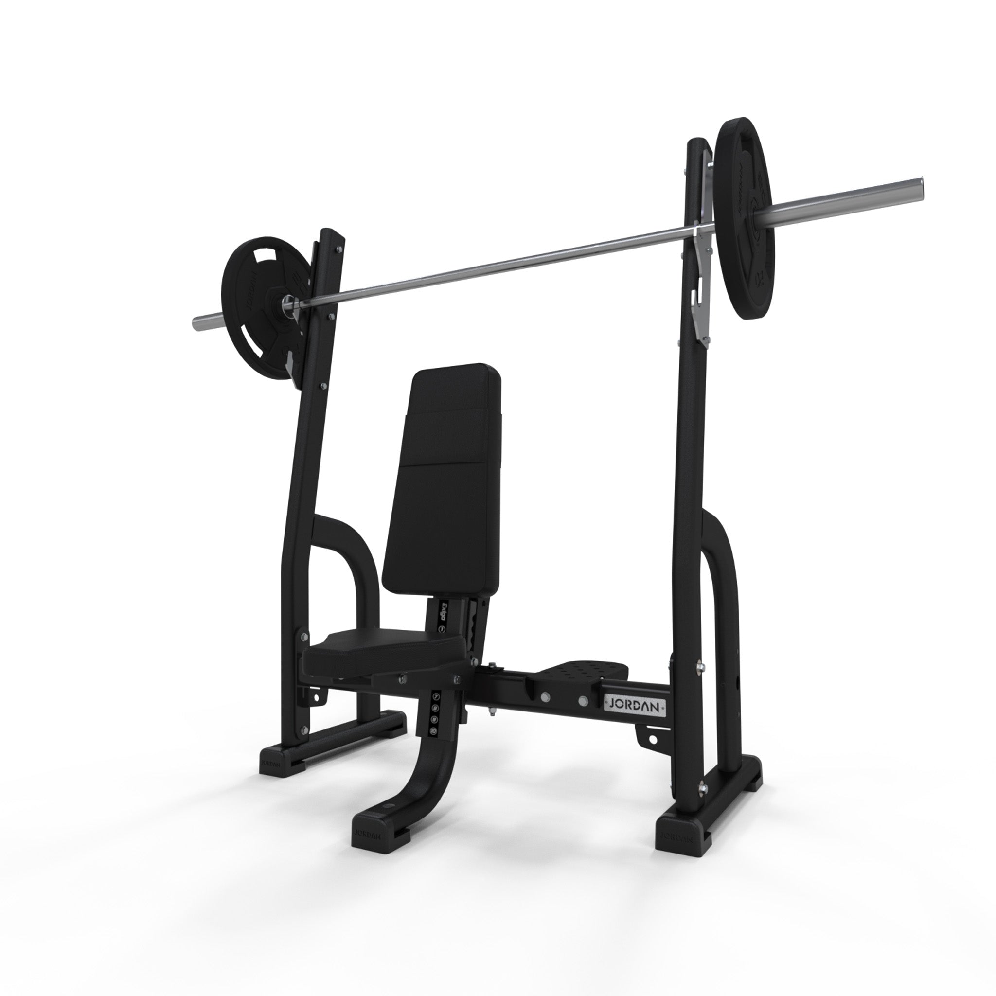 JORDAN Olympic Shoulder Press Bench - Grey - Welzo