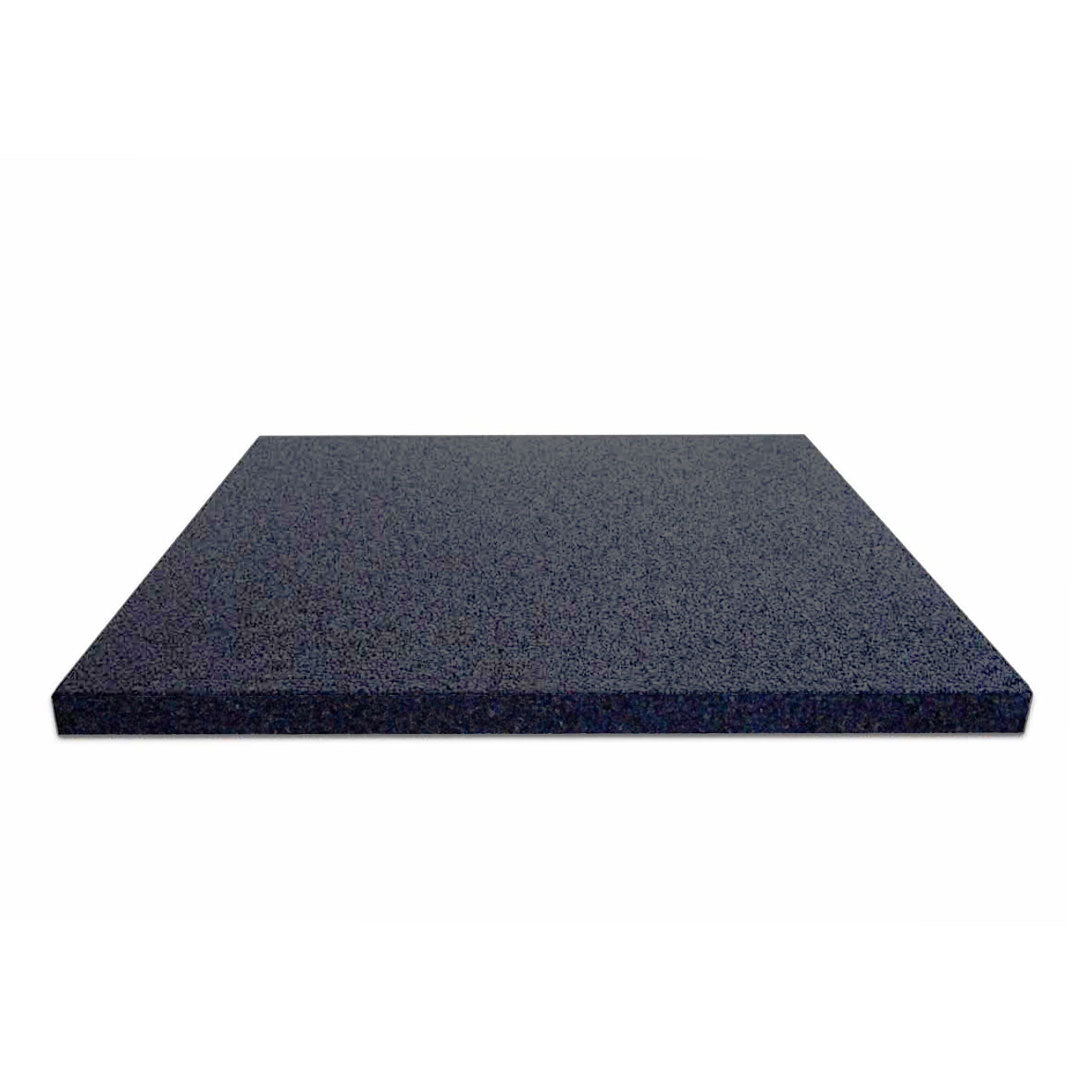 JORDAN Activ Square - Gym Flooring - Black Internal Corner 50cm x 50cm x 15mm  - Welzo