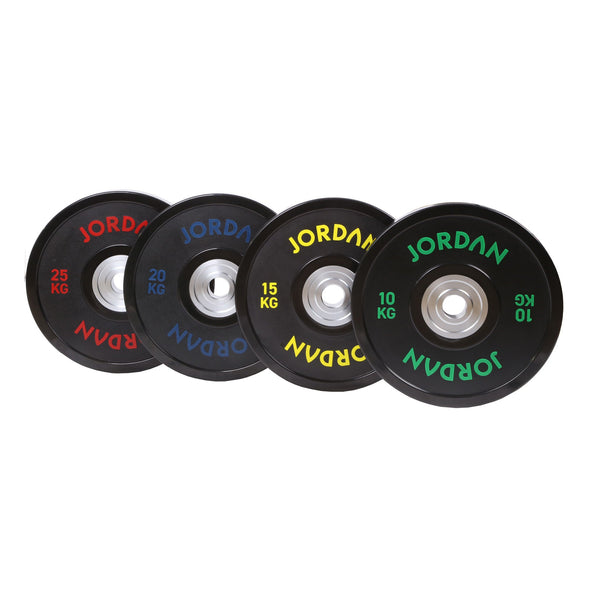 JORDAN 140kg Urethane Competition Plate Set - 2x10kg, 2x15kg, 2x20kg, 2x25kg - Welzo