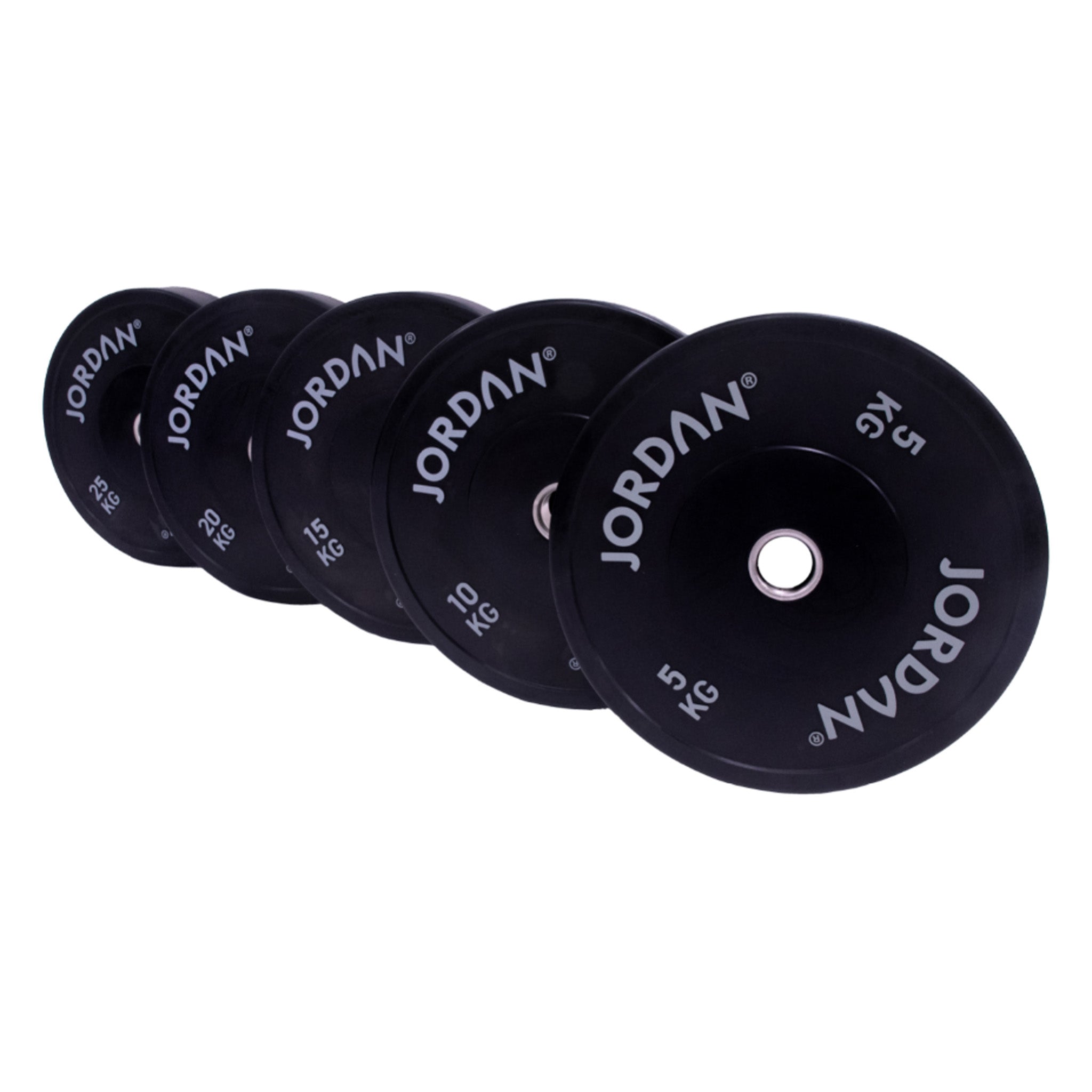 JORDAN HG Black Rubber Bumper Plate 5kg - Welzo