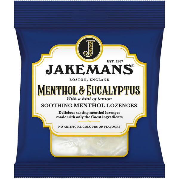 Jakemans Menthol & Eucalyptus Bag 73g 12 Pack, Jakemans