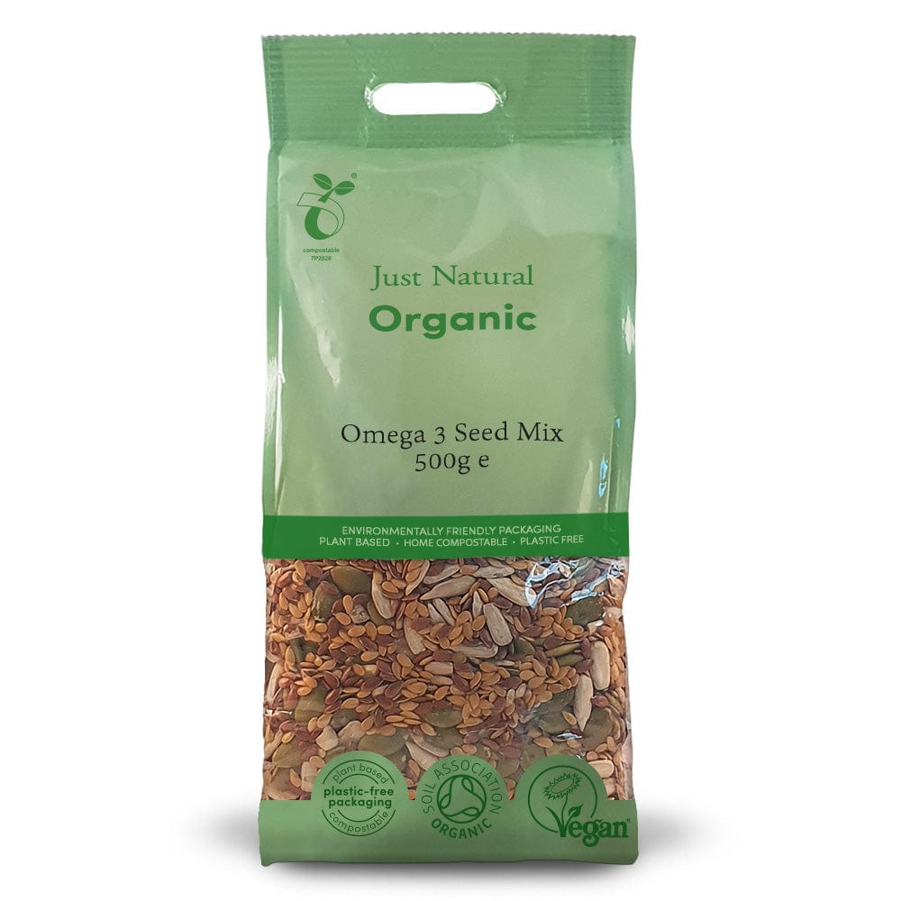 Organic Omega 3 Seed Mix 500g, Just Natural Organic