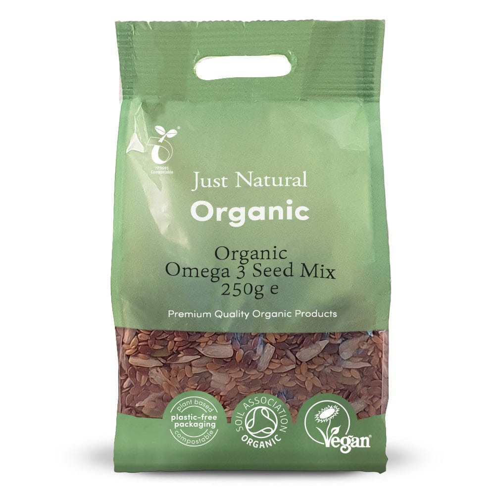 Organic Omega 3 Seed Mix 250g, Just Natural Organic