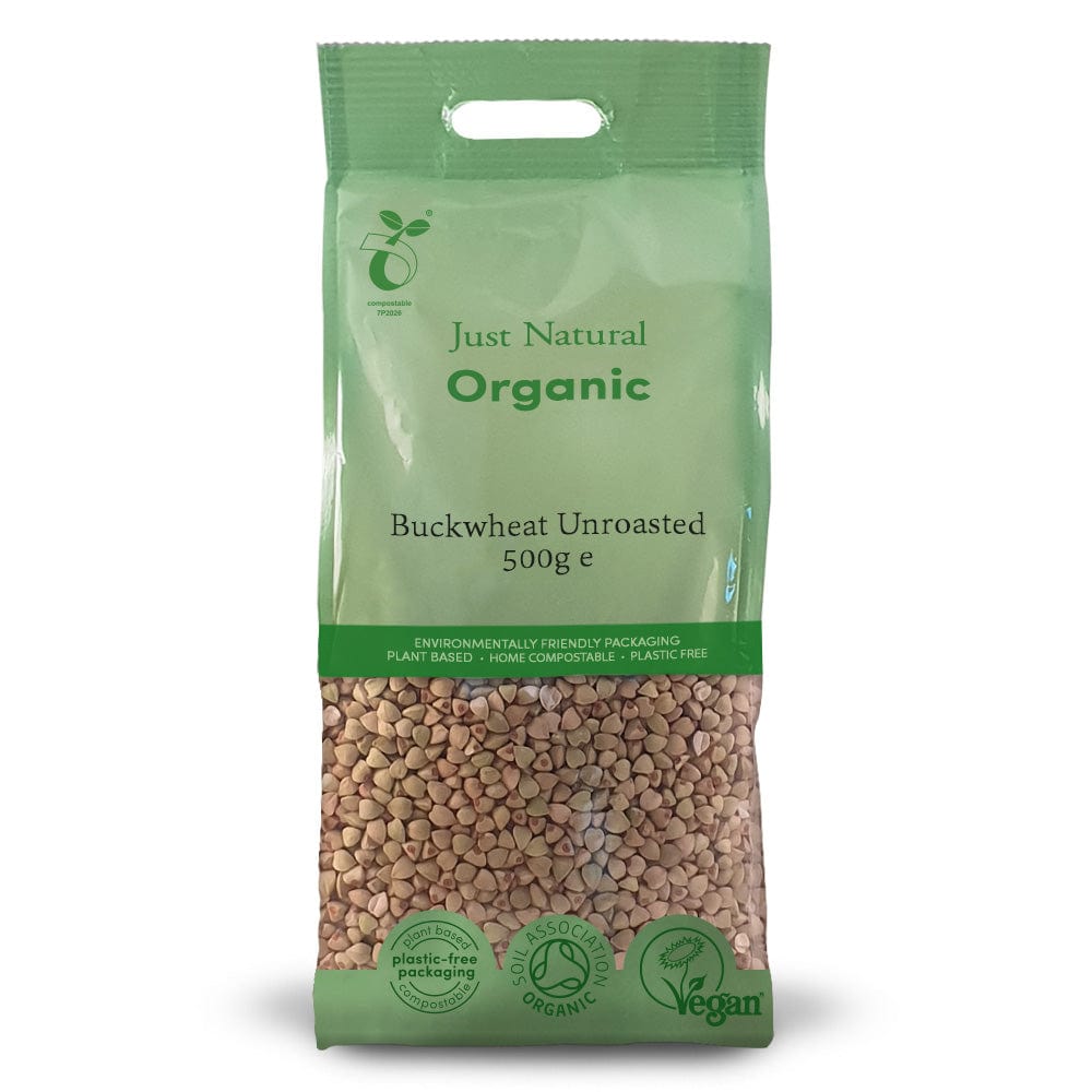 Organic Buckwheat Unroasted 500g, Just Natural Organic