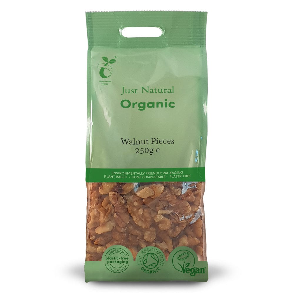 Organic Walnut Pieces 250g, Just Natural Organic