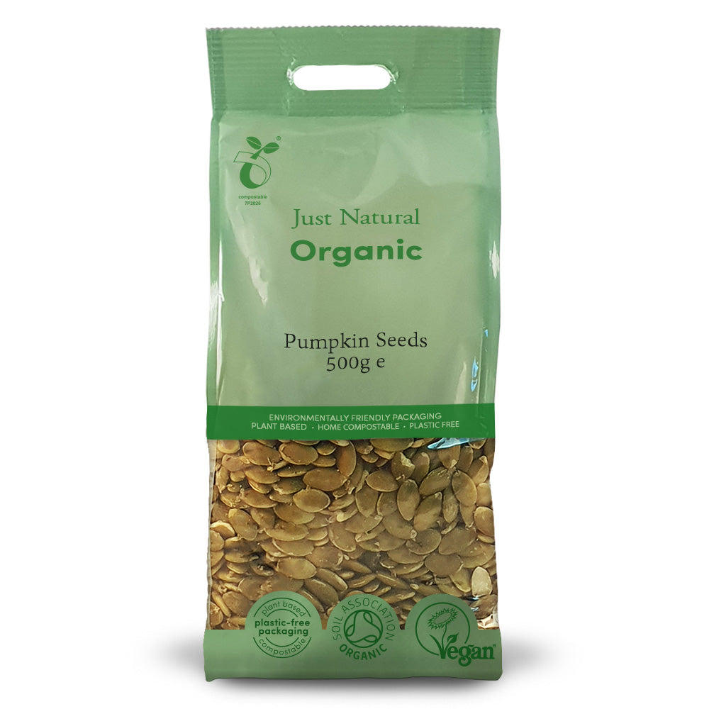 Organic Pumpkin Seeds 500g, Just Natural Organic