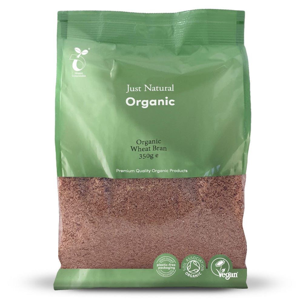 Organic Wheat Bran 350g, Just Natural Organic