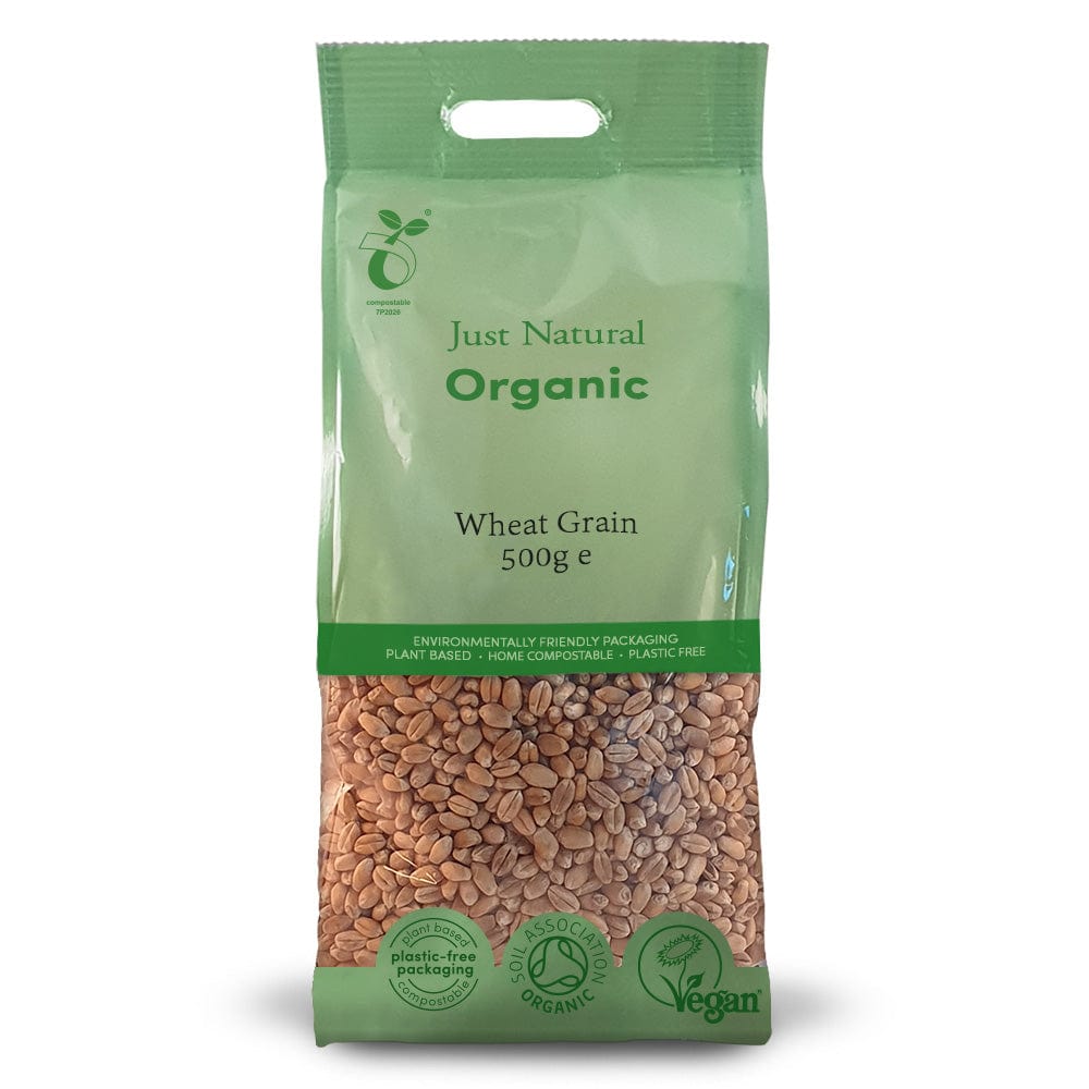 Organic Wheat Grain 500g, Just Natural Organic