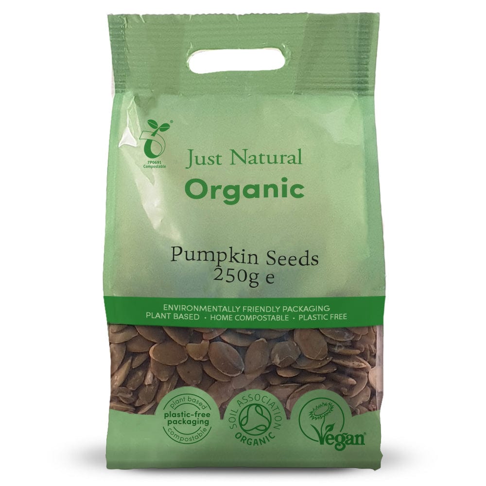 Organic Pumpkin Seeds 250g, Just Natural Organic