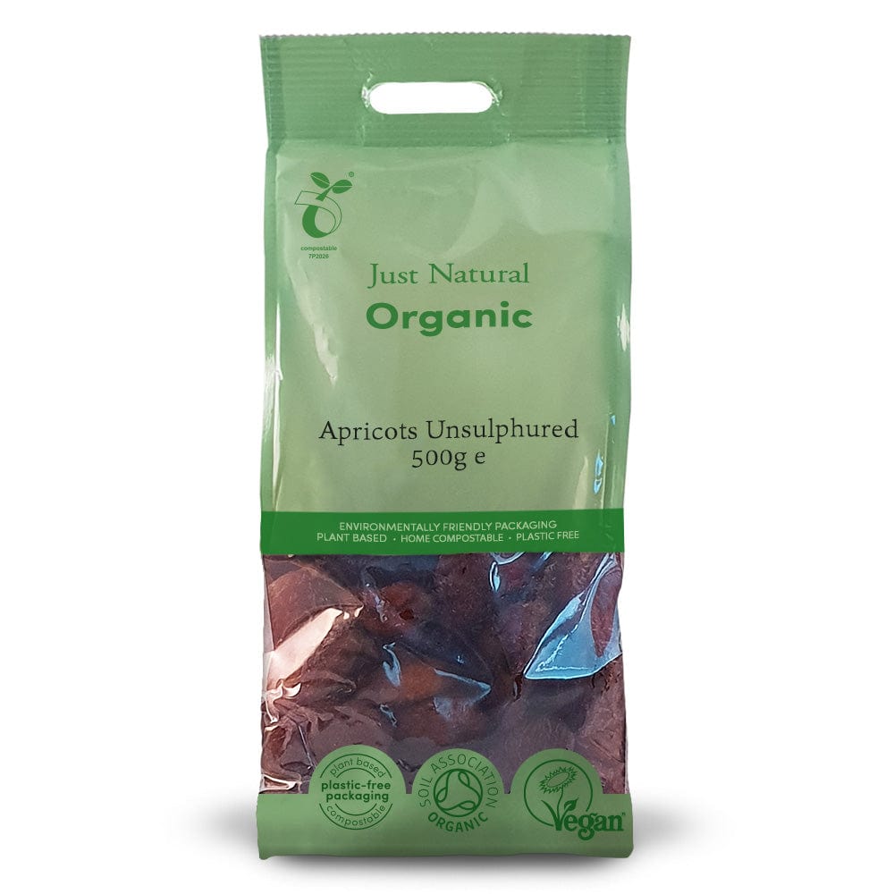 Organic Apricots Unsulphured 500g, Just Natural Organic