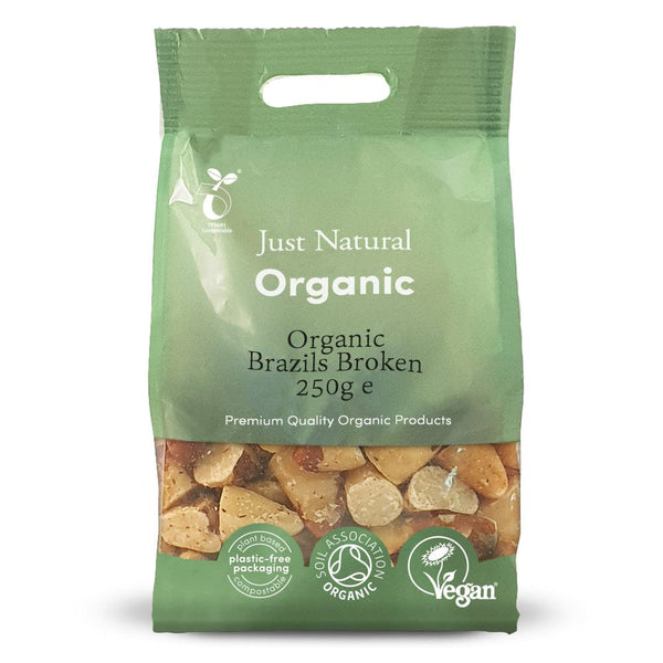 Organic Brazils Broken 250g, Just Natural Organic