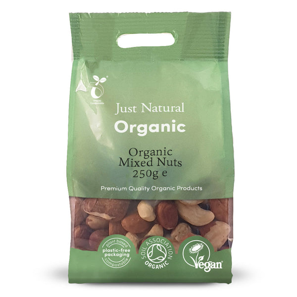 Organic Mixed Nuts 250g, Just Natural Organic